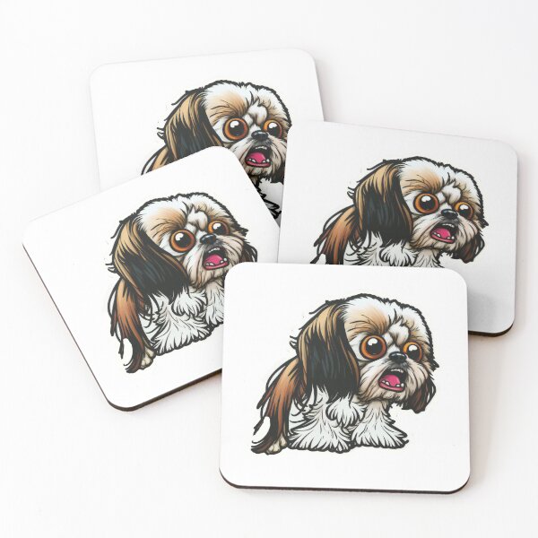 Item preview, Shitzu Dog Sticker designed and sold by EireTV.