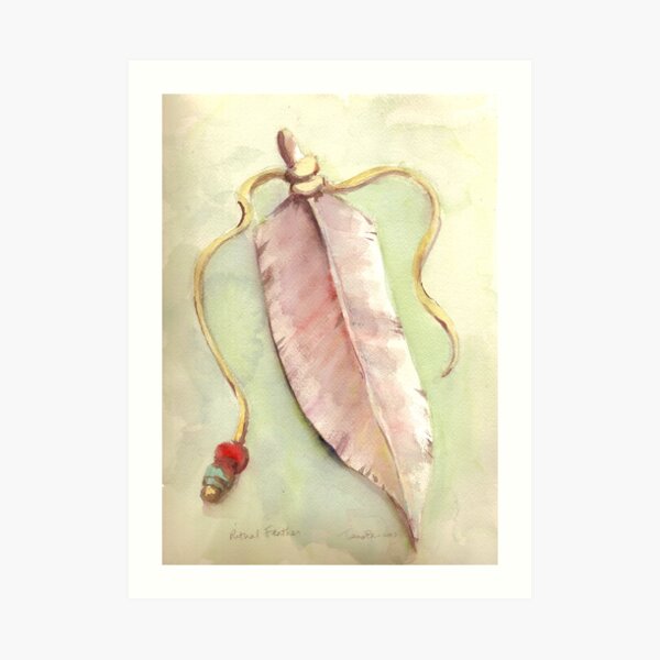 Ritual Feather Art Print