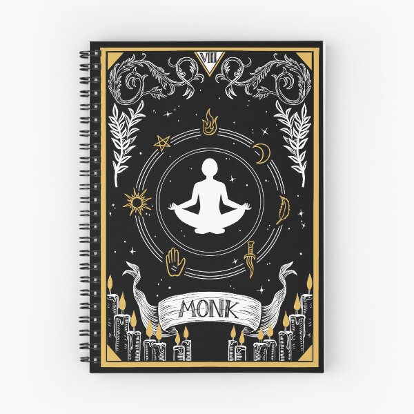 Artikelvorschau, D&D Mönch Tarot entworfen und verkauft von elgraphinx.