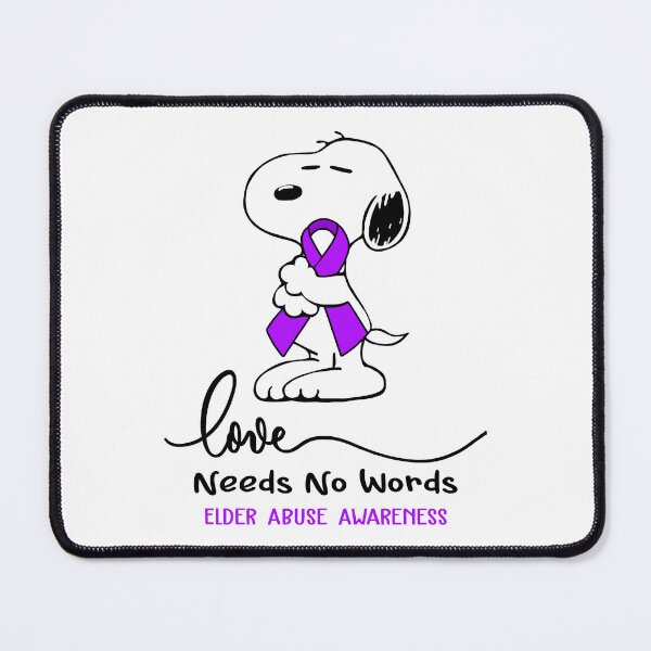 Item preview, Elder Abuse Awareness - LOVE NEEDS NO WORDS designed and sold by Elise-Chapman.