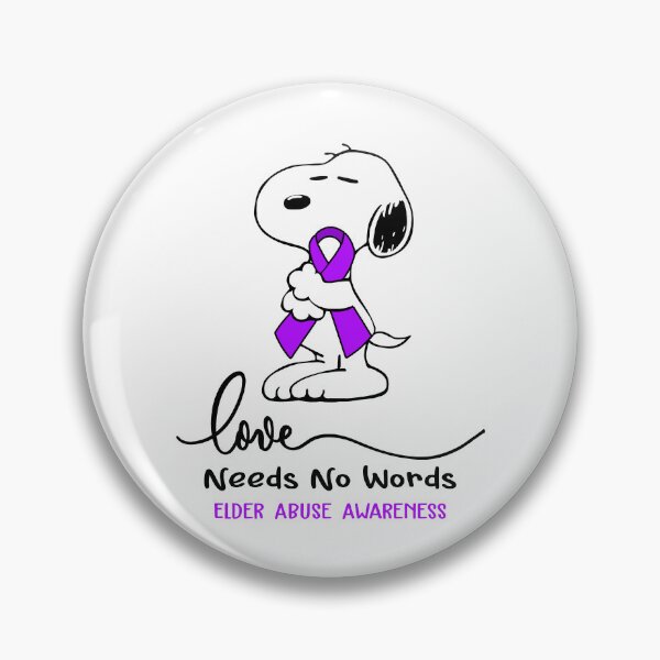 Item preview, Elder Abuse Awareness - LOVE NEEDS NO WORDS designed and sold by Elise-Chapman.