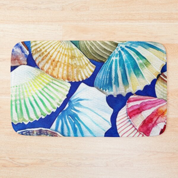 Item preview, Seashells in Watercolor designed and sold by SquishStitches.