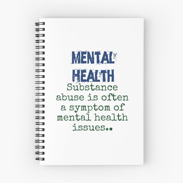 Item preview, Substance Abuse Is Often A Symptom - Mental Health Quote designed and sold by CrankyOldDude.