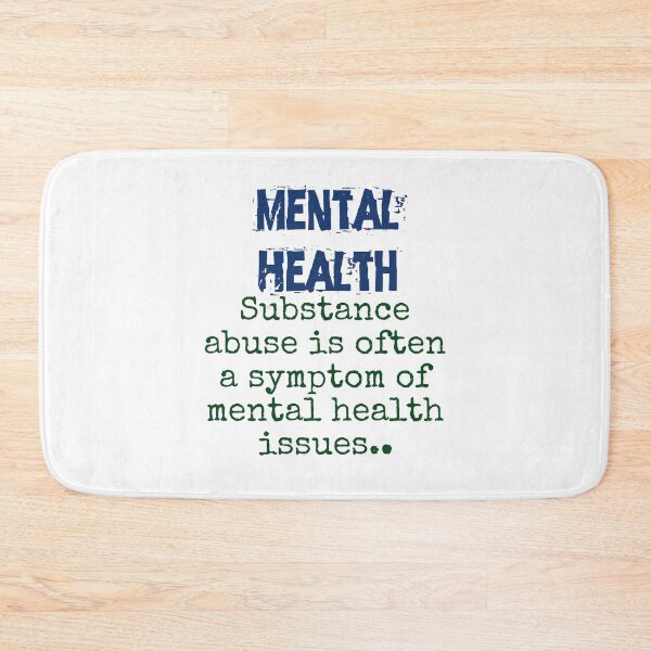 Item preview, Substance Abuse Is Often A Symptom - Mental Health Quote designed and sold by CrankyOldDude.