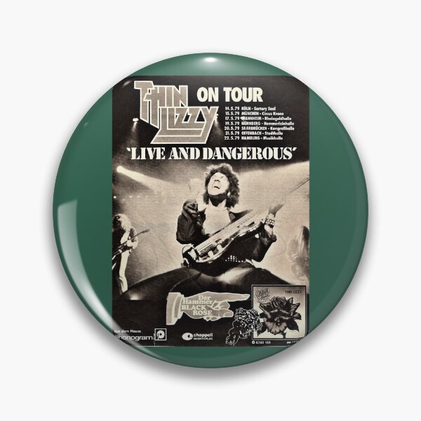 Item preview, Thin Lizzy Poster Live And Dangerous German Tour designed and sold by JakeeTomlinson.