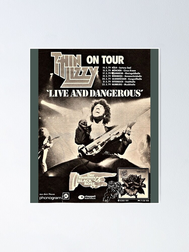 【貴重】THIN LIZZY1980年来日公演 B2ポスター 貴重】THIN LIZZY1980年来日公演 B2ポスター 貴重】THIN LIZZY1980年来