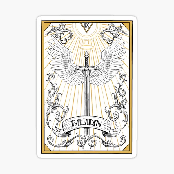Item preview, D&D Paladin Tarot designed and sold by elgraphinx.