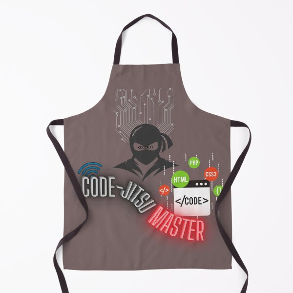 Item preview, Ninja Fighter Code-jitsu Master, Jiu-Jitsu Master of Coding Design designed and sold by PixelPizzazz.