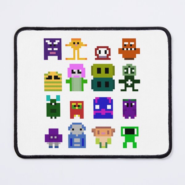 Item preview, Throwback pixel monsters designed and sold by punchyflamingo.