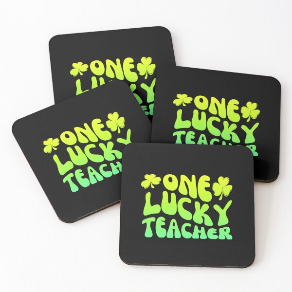 Item preview, One Lucky Teacher - Funny Teacher Gift, Shamrocked,  St. Patrick's Day designed and sold by Sun Sand & Sea Art.