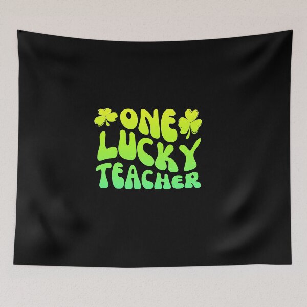 Item preview, One Lucky Teacher - Funny Teacher Gift, Shamrocked,  St. Patrick's Day designed and sold by Sun Sand & Sea Art.