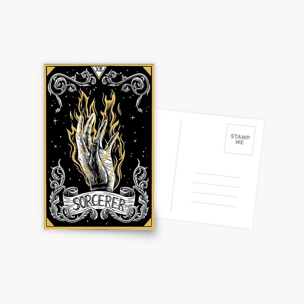 Item preview, D&D Sorcerer Tarot designed and sold by elgraphinx.