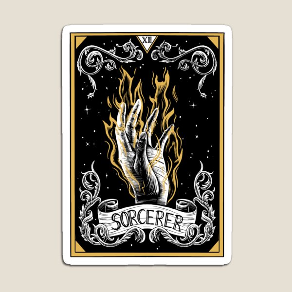 Item preview, D&D Sorcerer Tarot designed and sold by elgraphinx.