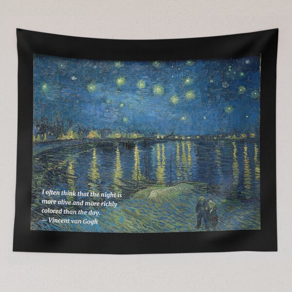Item preview, Van Gogh Stars With Van Gogh Quote designed and sold by Classicambience.