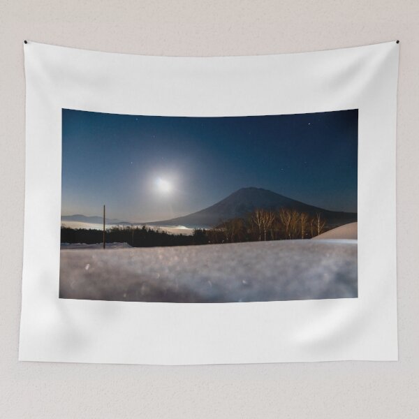 Item preview, Mount Yotei at Night designed and sold by PitakChai93.