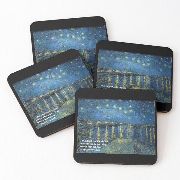 Item preview, Van Gogh Stars With Van Gogh Quote designed and sold by Classicambience.
