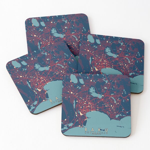 Item preview, Baku City Map of Azerbaijan - Hope designed and sold by deMAP.