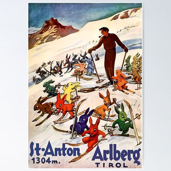 Item preview, Rabbits Ski Saint Anton Arlberg designed and sold by niliai991.