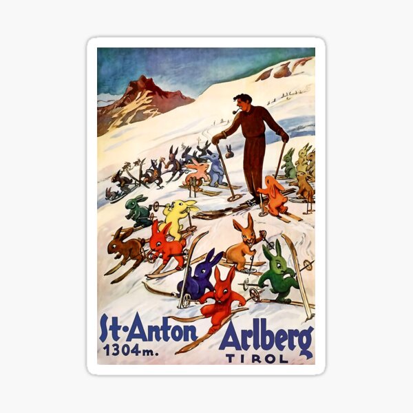 Item preview, Rabbits Ski Saint Anton Arlberg designed and sold by niliai991.