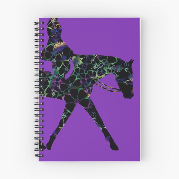 Item preview, BIG - Floral Hunter Horse In Purple designed and sold by Stuffnthingz.