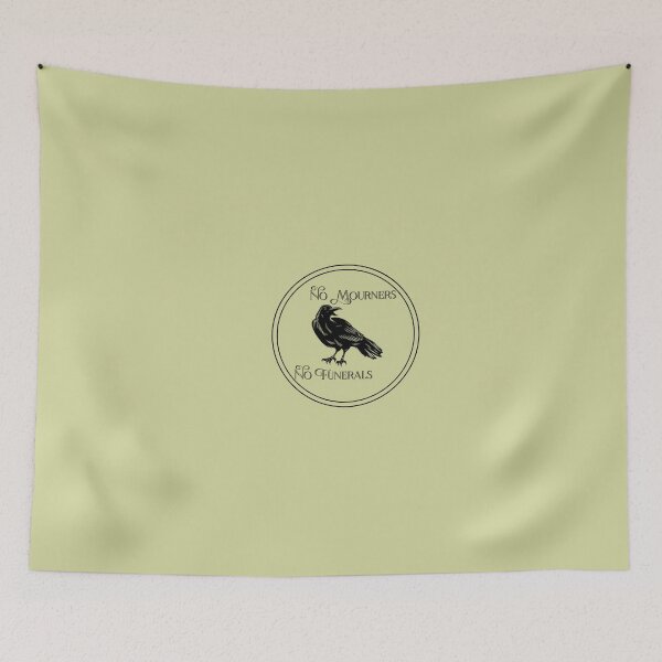Item preview, No Mourners, No Funerals, Crow design designed and sold by lubookshop.