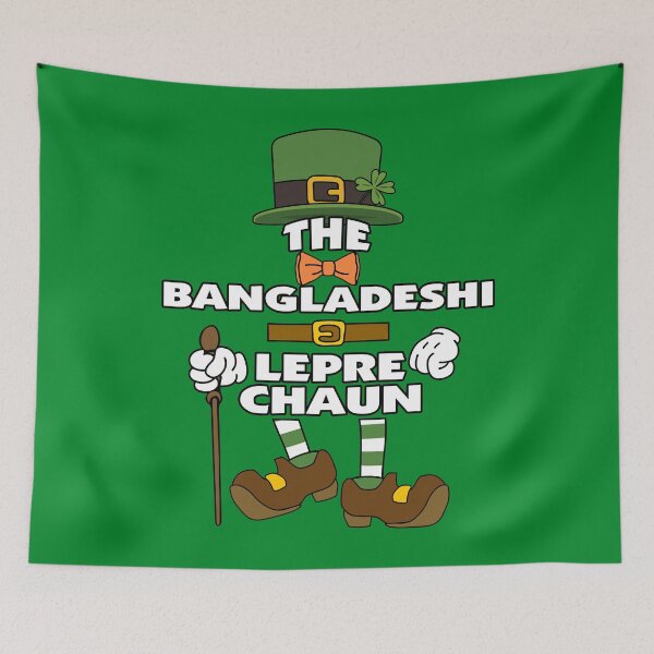 Item preview, The Bangladeshi Leprechaun St Patrick's Day Celebration Matching Outfits Group Attire designed and sold by onicon.
