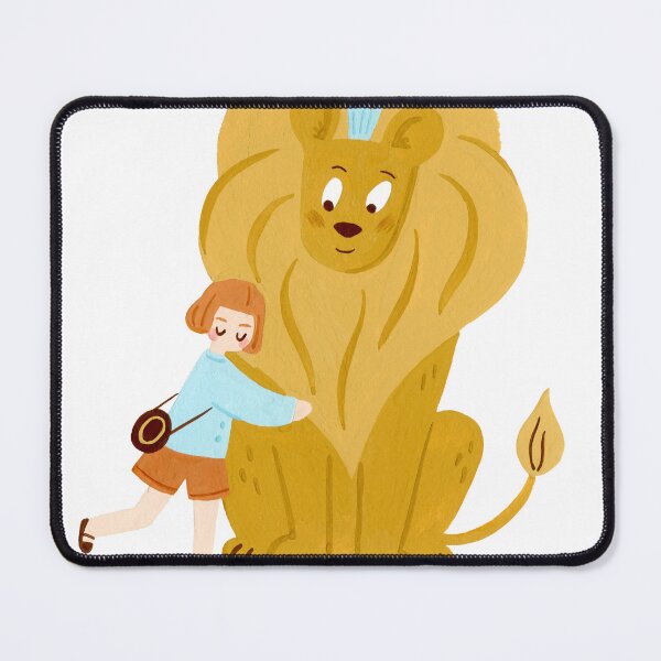 Item preview, Lion and girl designed and sold by YunjieWoods.