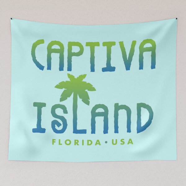 Item preview, Captiva Island Florida Typographic Design designed and sold by Futurebeachbum.