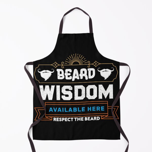 Item preview, Funny Bearded Man Retro Beard Wisdom Available Here designed and sold by Blackewhite.