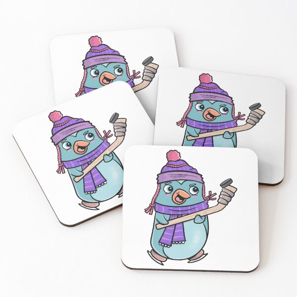 Item preview, Hockey Skating Penguin designed and sold by TooCuteStudio.