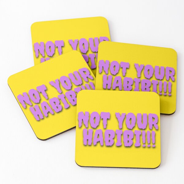 Item preview, Not Your Habibi for girl 4 stickers designed and sold by VectorPower.