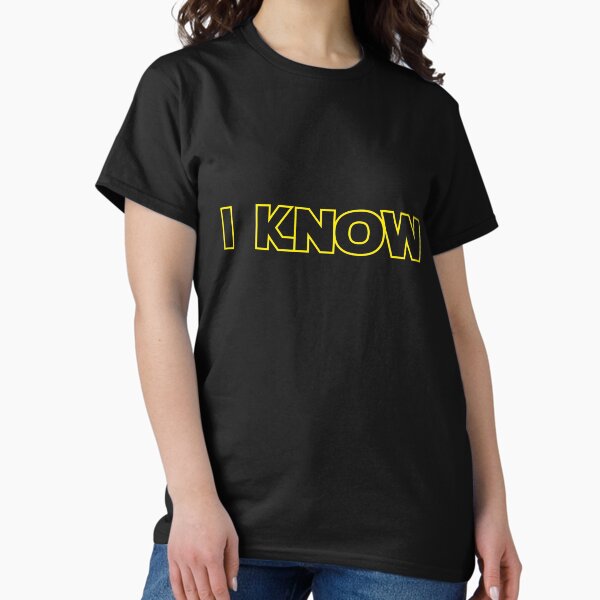 Vista previa del artículo con la obra «I KNOW - princess leia», diseñado y vendido por dmentes.