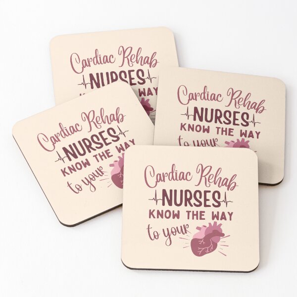 Item preview, Cardiac Rehab Nurses Know The Way To Your Heart | Cardiac Rehab | Nurse Typographic | Cardiac Nursing designed and sold by DesignsRN.