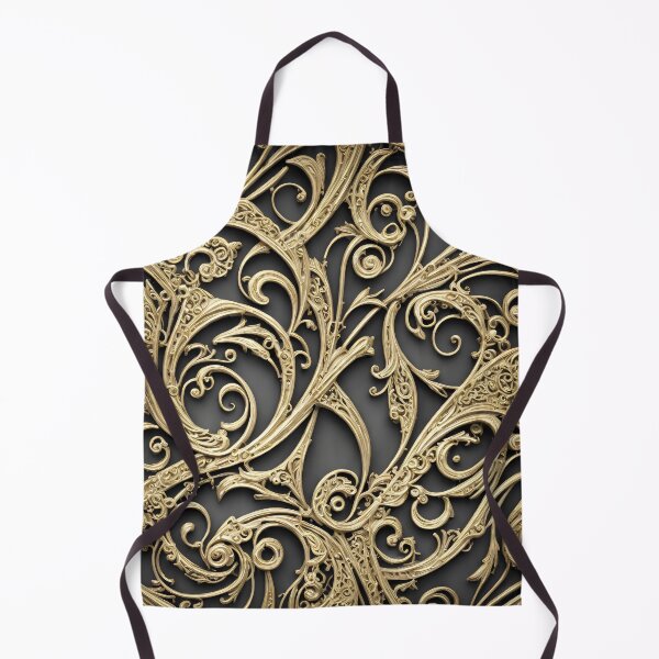 Item preview, Gold metallic filigree designed and sold by kbgraphicimages.
