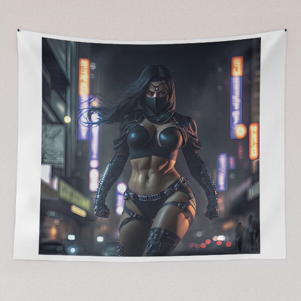 Item preview, Night Stalker Female Vigilante designed and sold by Poisoner Art.