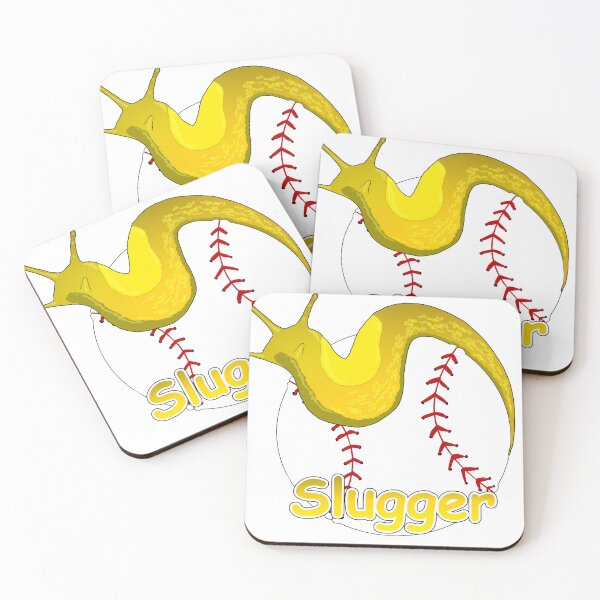 Item preview, Slugger Banana Slug on Baseball designed and sold by SharpArtemis.