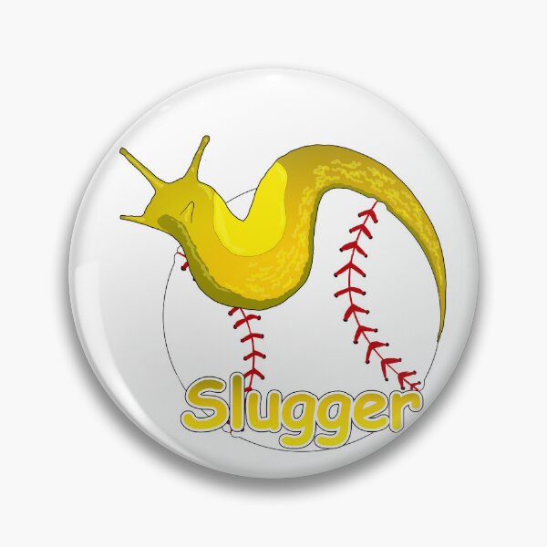 Item preview, Slugger Banana Slug on Baseball designed and sold by SharpArtemis.
