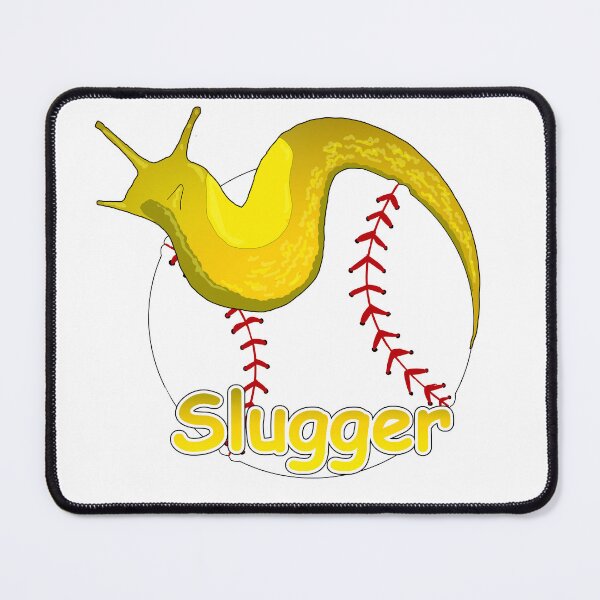 Item preview, Slugger Banana Slug on Baseball designed and sold by SharpArtemis.