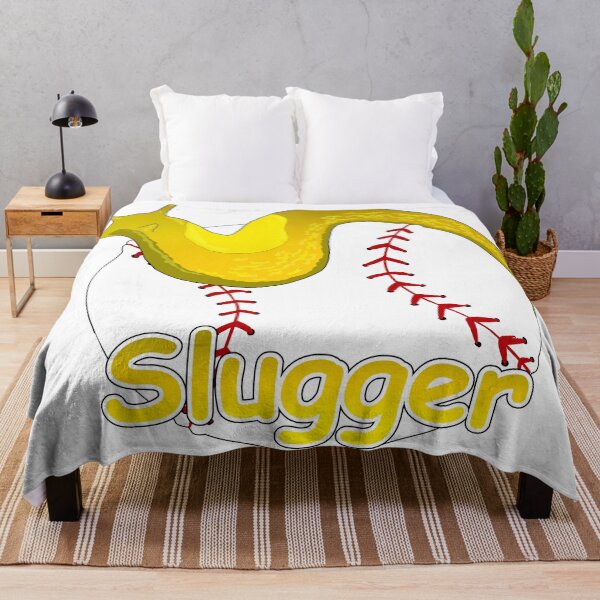 Item preview, Slugger Banana Slug on Baseball designed and sold by SharpArtemis.