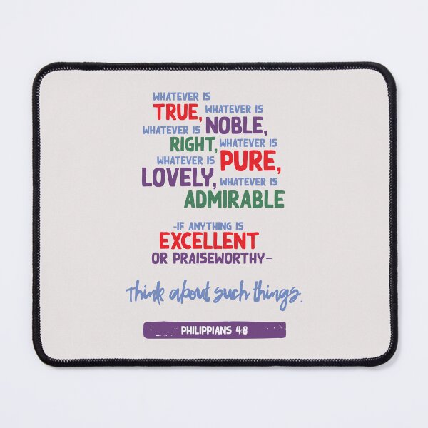 Item preview, Philippians 4:8 NEW COLOURS 1 designed and sold by BellDesigned.