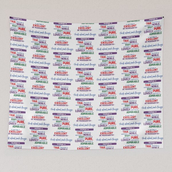 Item preview, Philippians 4:8 NEW COLOURS 1 designed and sold by BellDesigned.