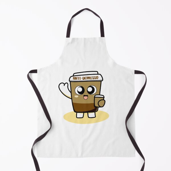 Item preview, Anti Depresso Espresso Animated Coffee Drinker Barista designed and sold by GSquaredDesigns.