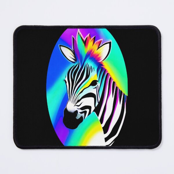 Item preview, Rainbow Punk Zebra designed and sold by Aww_To_Z Animals.