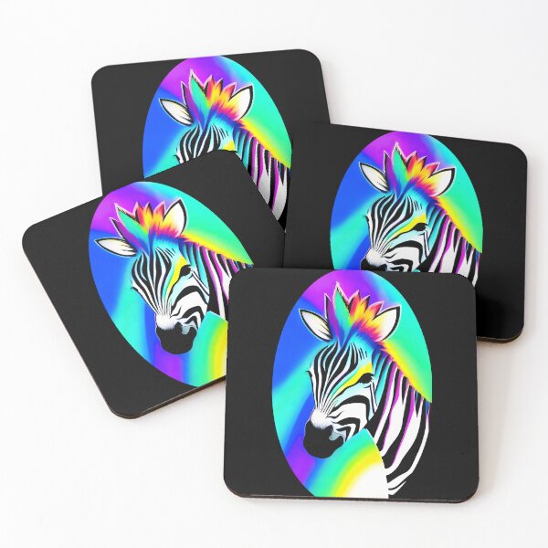 Item preview, Rainbow Punk Zebra designed and sold by Aww_To_Z Animals.