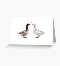 Geese Love Greeting Card