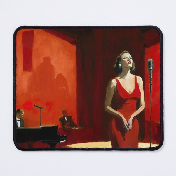 Item preview, Red hot jazz club, vintage art designed and sold by Lonesomefolk.