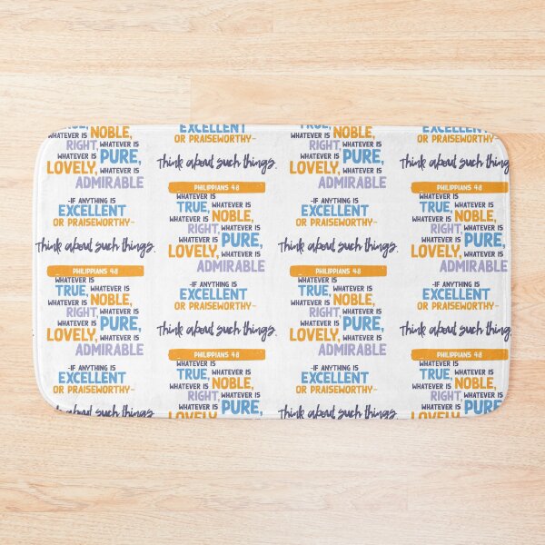 Item preview, Philippians 4:8 NEW COLOURS 2 designed and sold by BellDesigned.