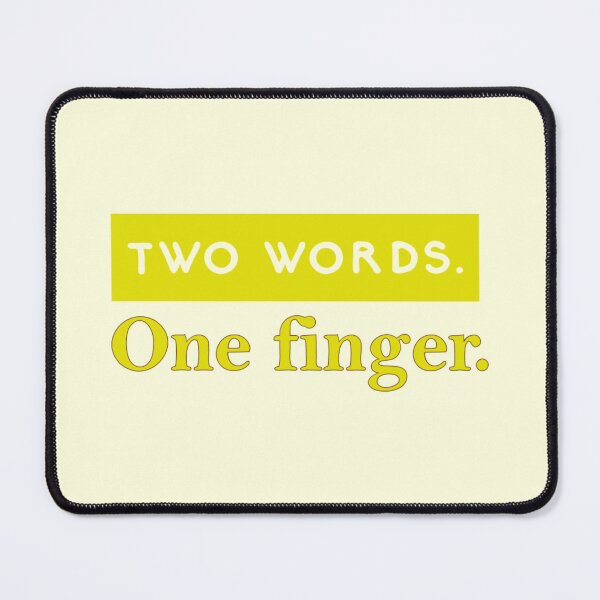 Item preview, Two Words One Finger. designed and sold by SimplyCosmic11.