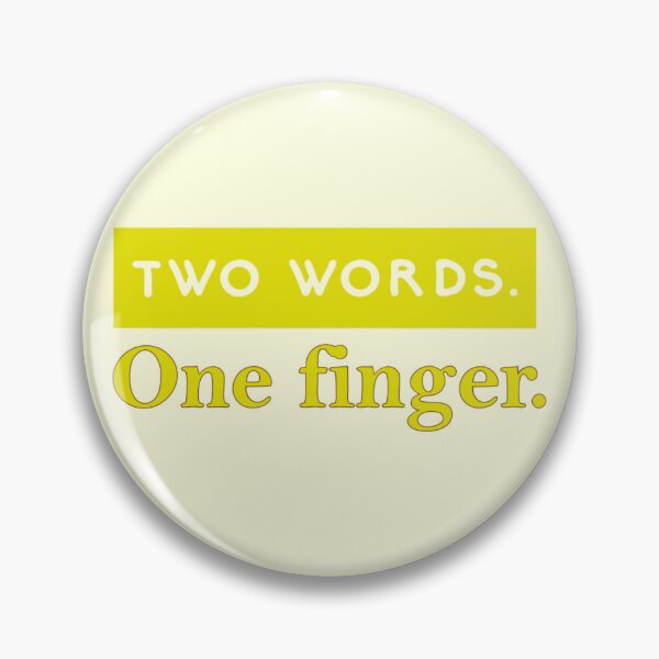 Item preview, Two Words One Finger. designed and sold by SimplyCosmic11.