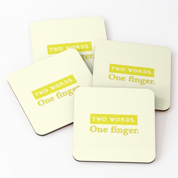 Item preview, Two Words One Finger. designed and sold by SimplyCosmic11.